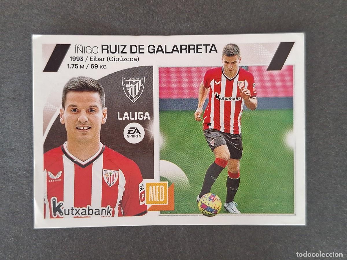 Cromos de f&uacute;tbol: L1 RUIZ DE GALARRETA ATHLETIC DE BILBAO FICHAJE 1 LIGA ESTE 2023 2024 23 24 NUNCA PEGADO SIN PEGAR