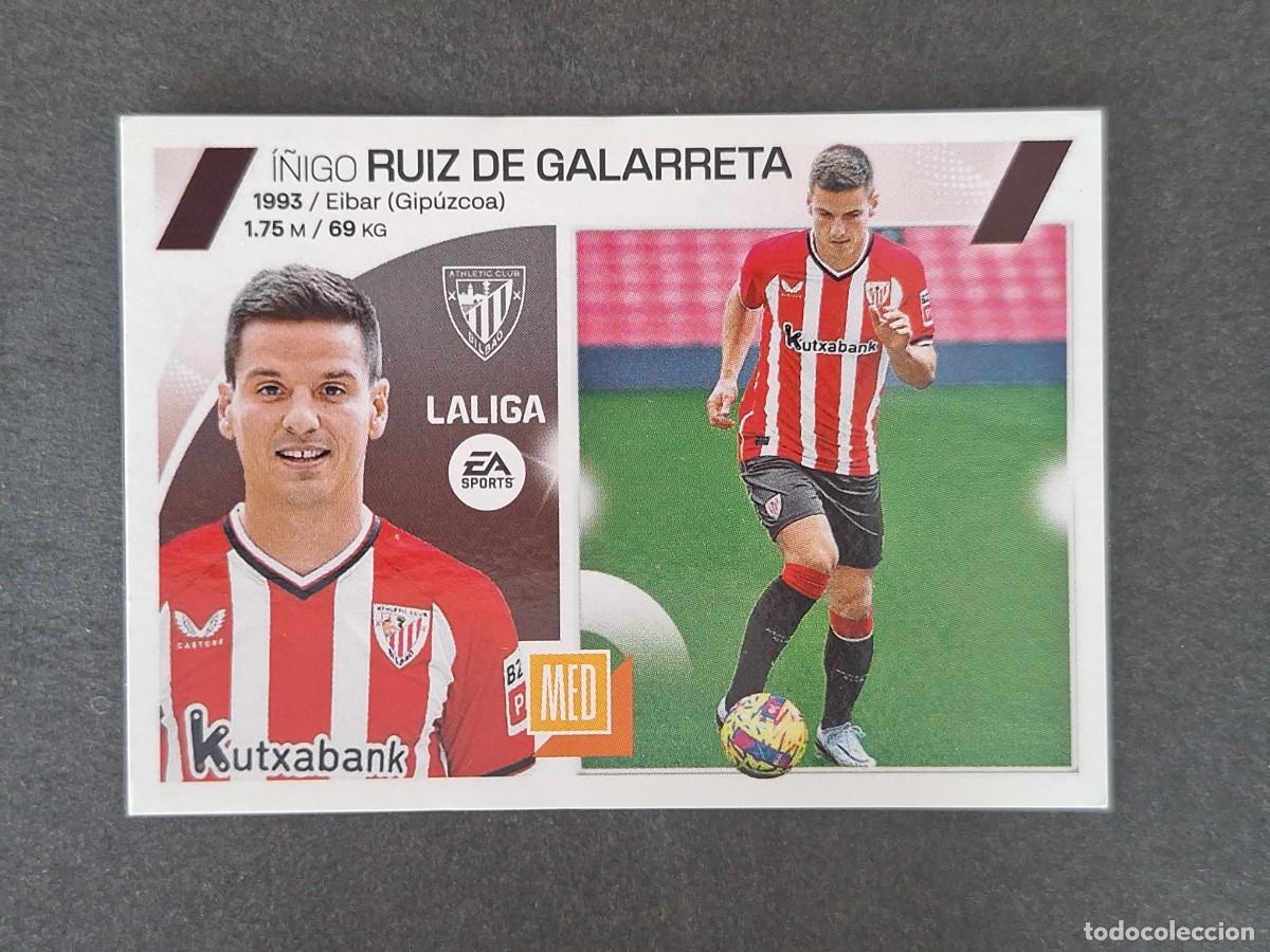 Cromos de f&uacute;tbol: L1 RUIZ DE GALARRETA ATHLETIC DE BILBAO FICHAJE 1 LIGA ESTE 2023 2024 23 24 NUNCA PEGADO SIN PEGAR