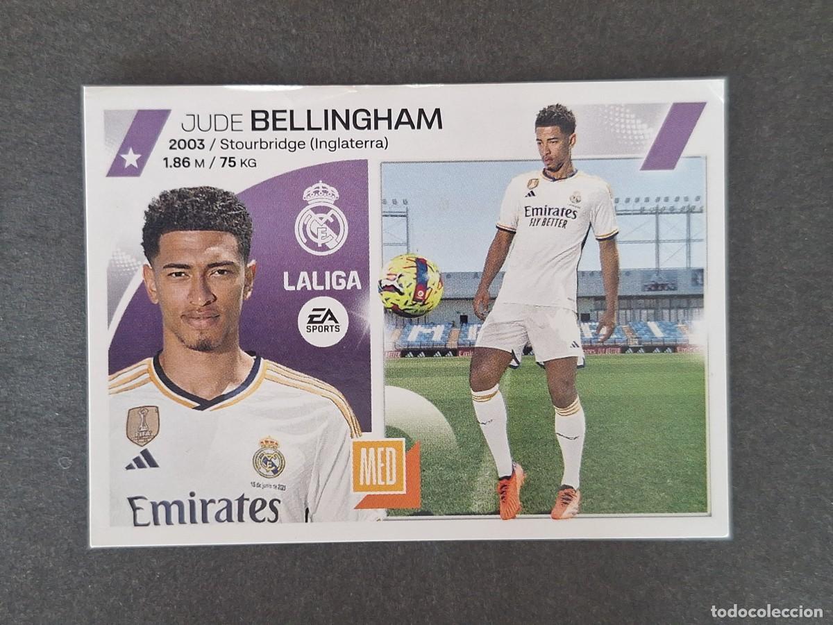 Cromos de f&uacute;tbol: L1 BELLINGHAM REAL MADRID FICHAJE 2 LIGA ESTE 2023 2024 23 24 NUNCA PEGADO SIN PEGAR