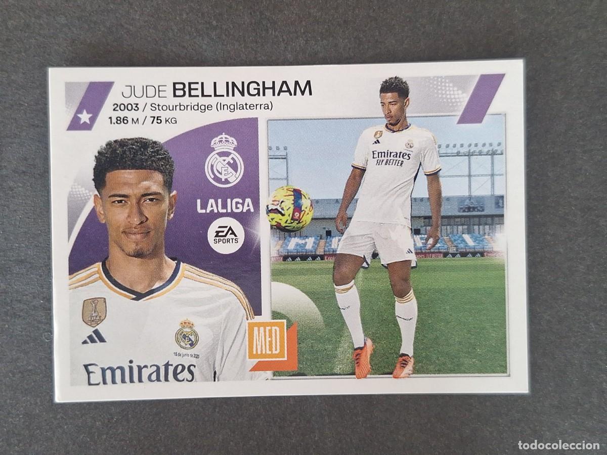 Cromos de f&uacute;tbol: L1 BELLINGHAM REAL MADRID FICHAJE 2 LIGA ESTE 2023 2024 23 24 NUNCA PEGADO SIN PEGAR