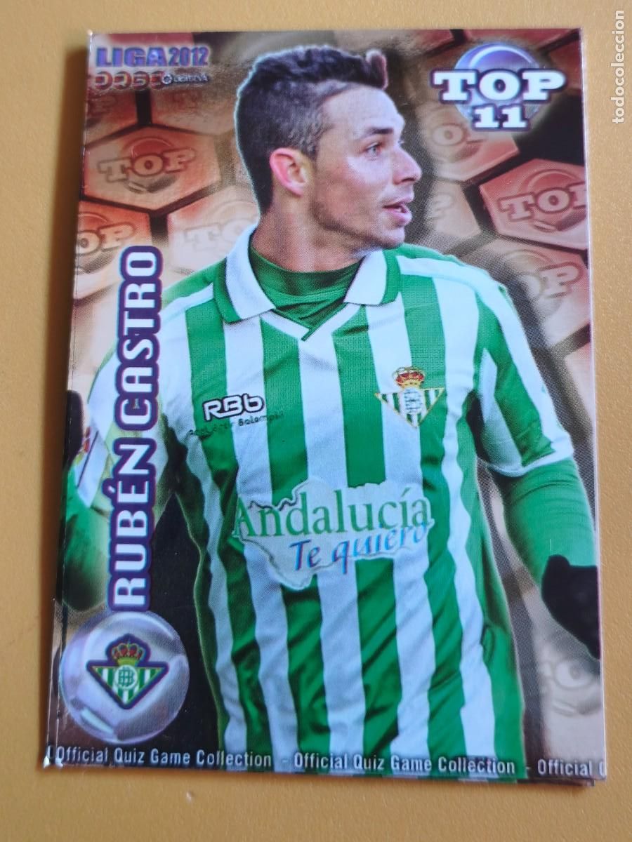 Cromos de f&uacute;tbol: ruben castro, liga 2012 top. betis