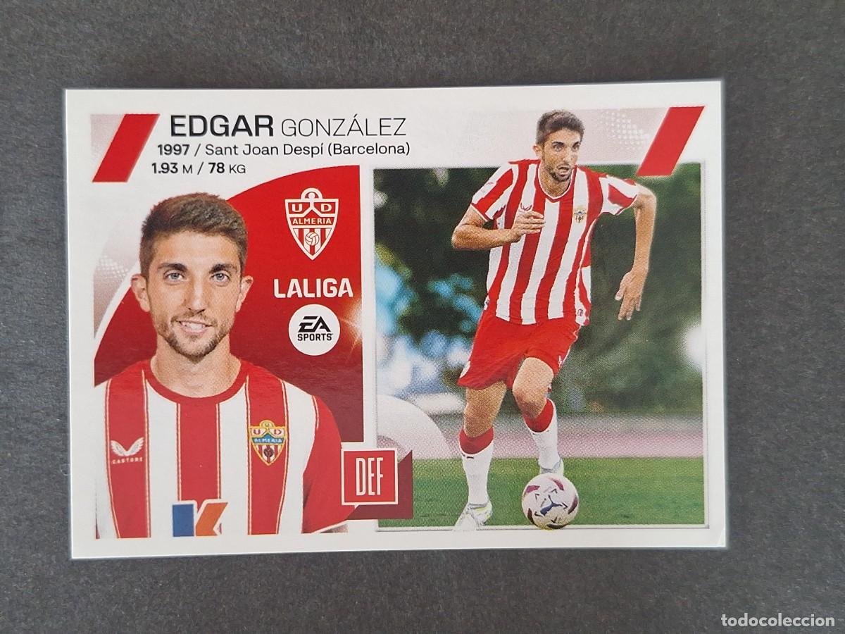 Football Stickers: L1 EDGAR U. D. ALMERIA FICHAJE 7 LIGA ESTE 2023 2024 23 24 NUNCA PEGADO SIN PEGAR