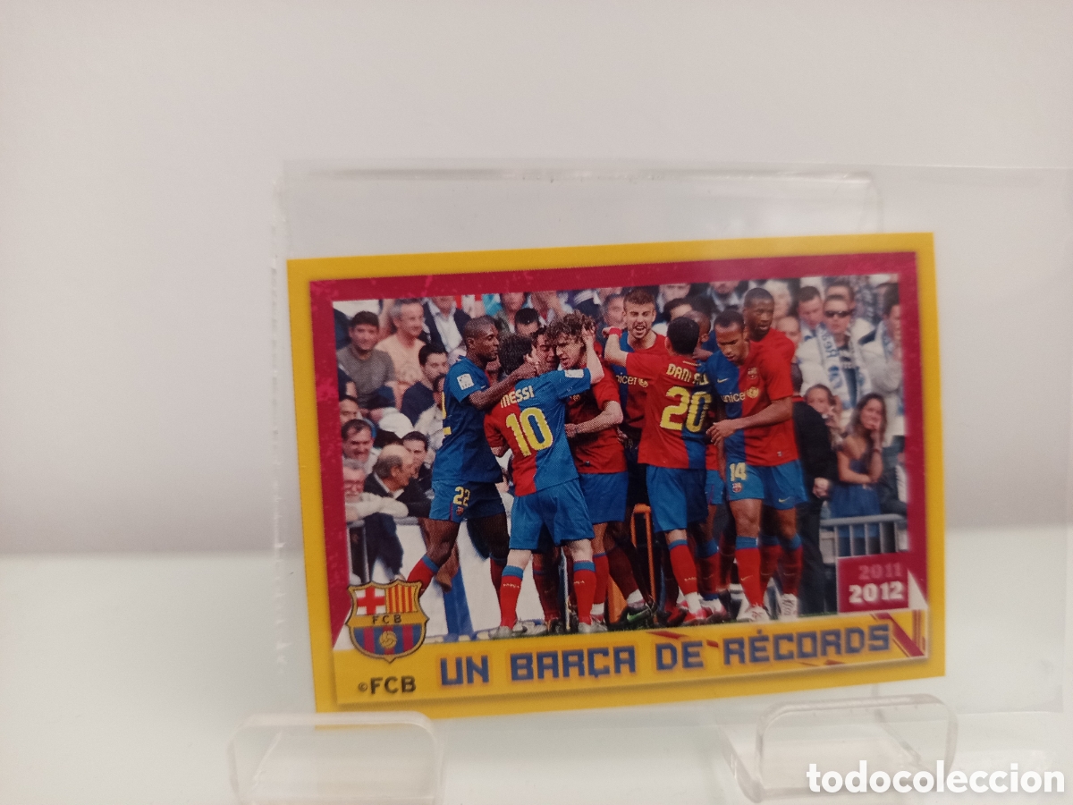 Cartes &agrave; collectionner de Football: ❇️ CROMO ⚽ MESSI 181 UN BAR&Ccedil;A DE RECORDS PANINI COLECCION OFICIAL FC BARCELONA 11 12 2011 2012 ❇️