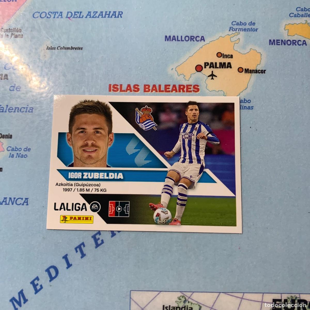 Cromos de f&uacute;tbol: Zubeldia n&uacute;mero 6 de la Real Sociedad cromo liga este 26-27 2026-2027