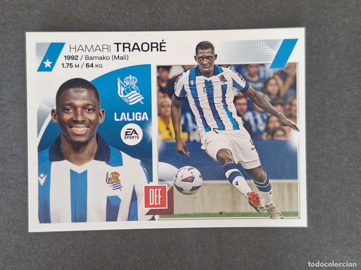 Football Stickers: L1 TRAORE REAL SOCIEDAD FICHAJE 17 LIGA ESTE 2023 2024 23 24 NUNCA PEGADO SIN PEGAR