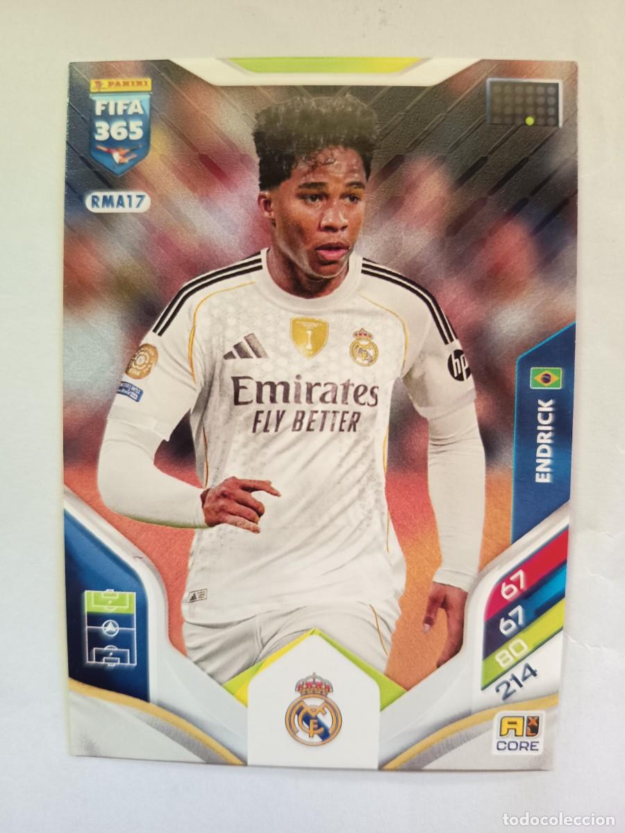 Football Stickers: CARD RMA17 RMA 17 ENDRICK REAL MADRID BRASIL BRAZIL - ADRENALYN XL FIFA 365 2025 2026 25 26 PANINI