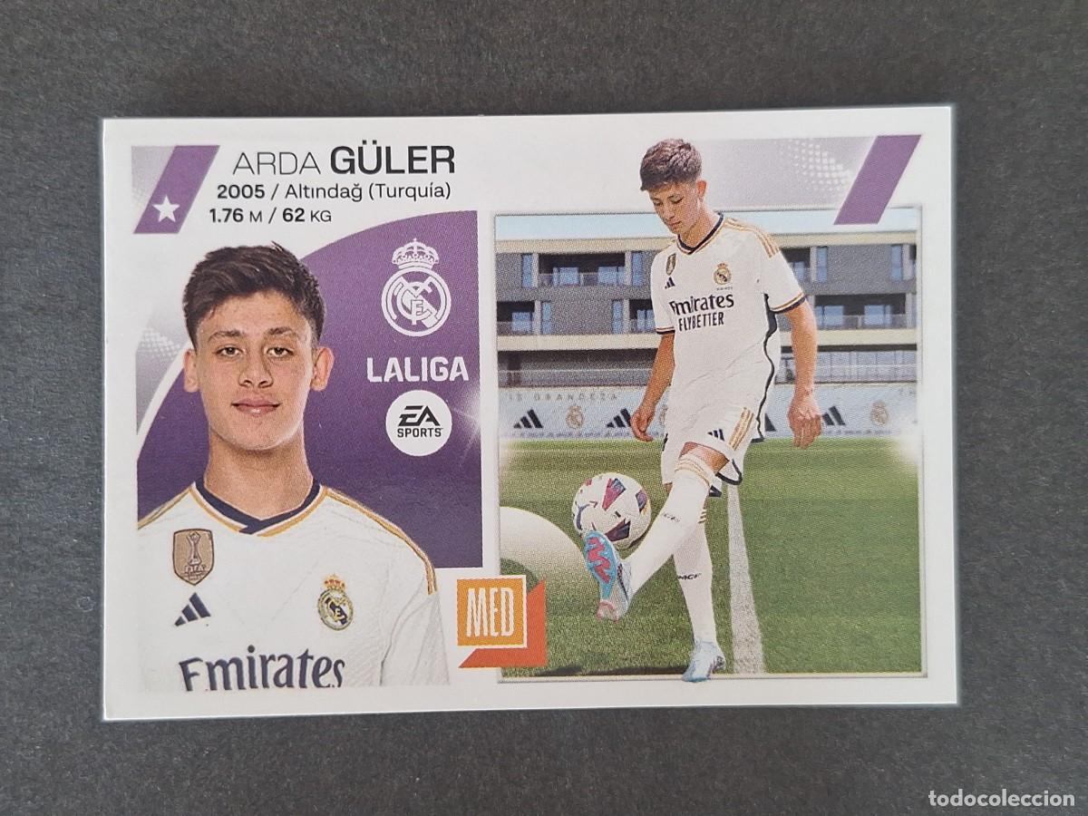 Cromos de f&uacute;tbol: L1 G&Uuml;LER REAL MADRID FICHAJE 19 LIGA ESTE 2023 2024 23 24 NUNCA PEGADO SIN PEGAR