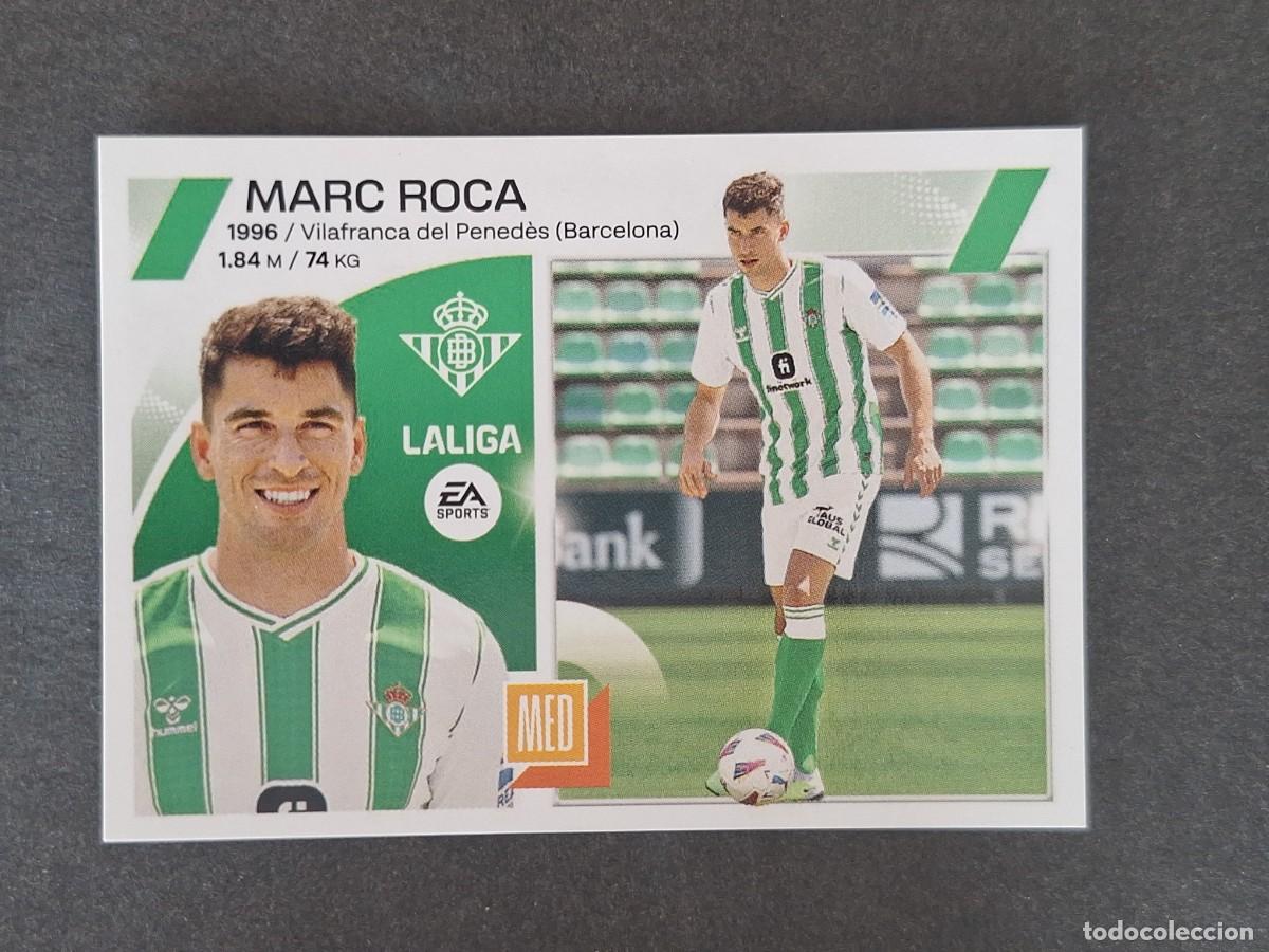 Cromos de f&uacute;tbol: L1 MARC ROCA REAL BETIS BALOMPIE FICHAJE 20 LIGA ESTE 2023 2024 23 24 NUNCA PEGADO SIN PEGAR