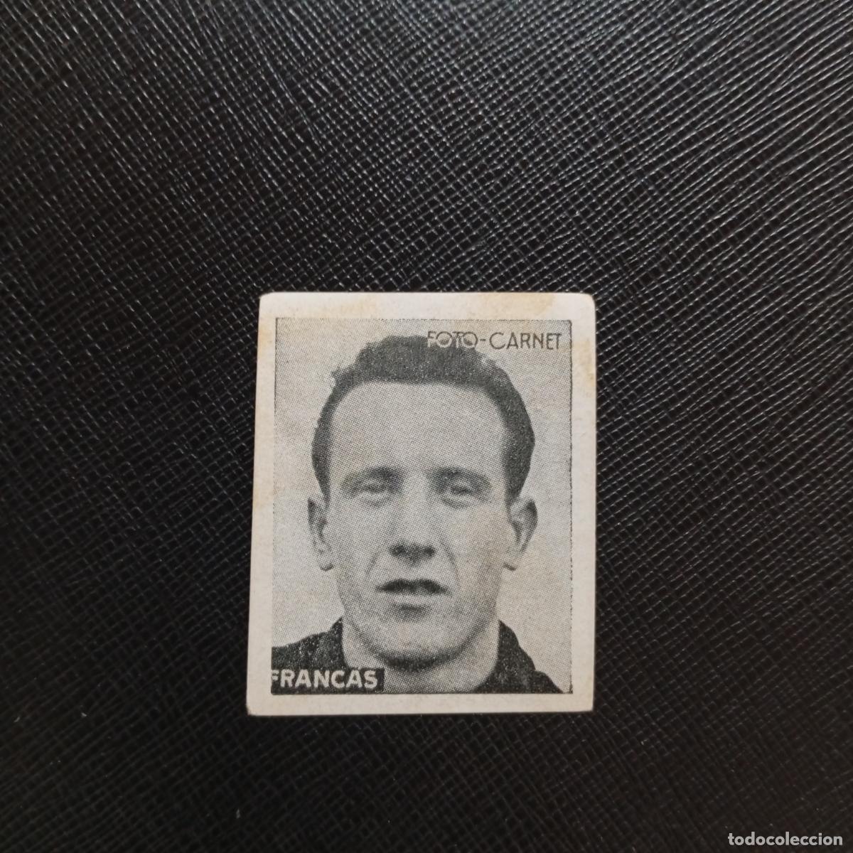 Cromos de f&uacute;tbol: FRANCAS SABADELL CISNE FOTO CARNET 42 43 CROMO FUTBOL LIGA 1942 1943 - SIN PEGAR - A116 PG11
