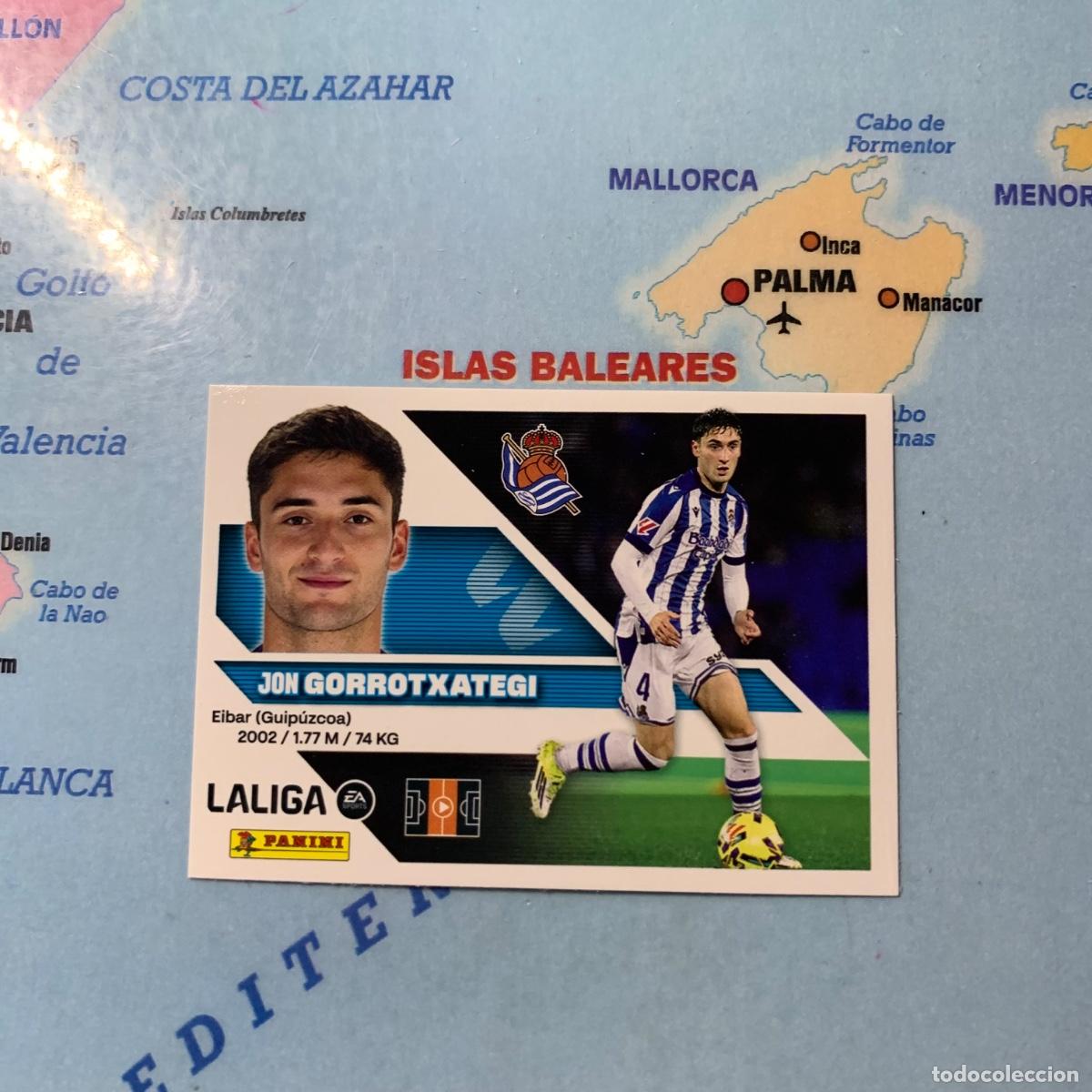 Cromos de f&uacute;tbol: Gorrotxategui n&uacute;mero 10 de la Real Sociedad cromo liga este 26-27 2026-2027
