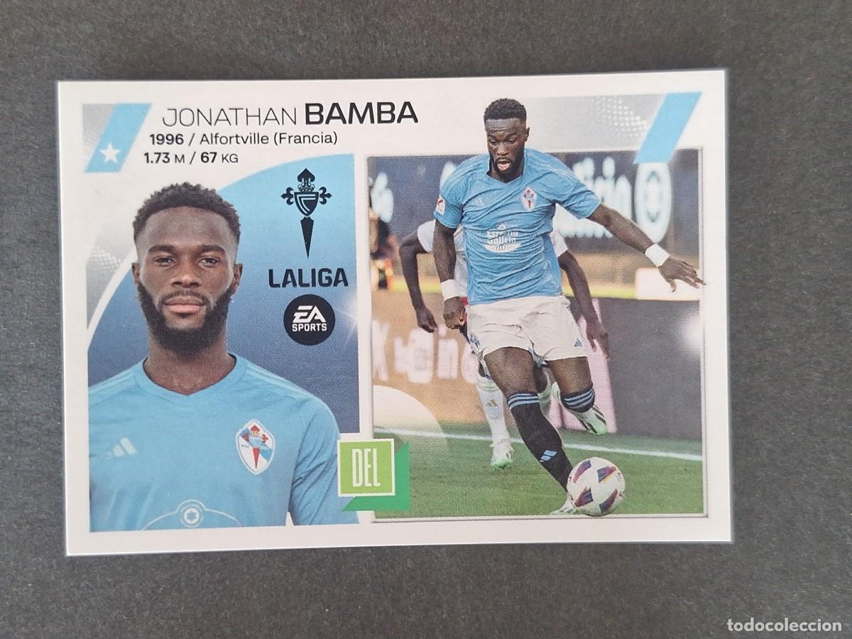 Cromos de f&uacute;tbol: L1 BAMBA CELTA DE VIGO FICHAJE 22 LIGA ESTE 2023 2024 23 24 NUNCA PEGADO SIN PEGAR