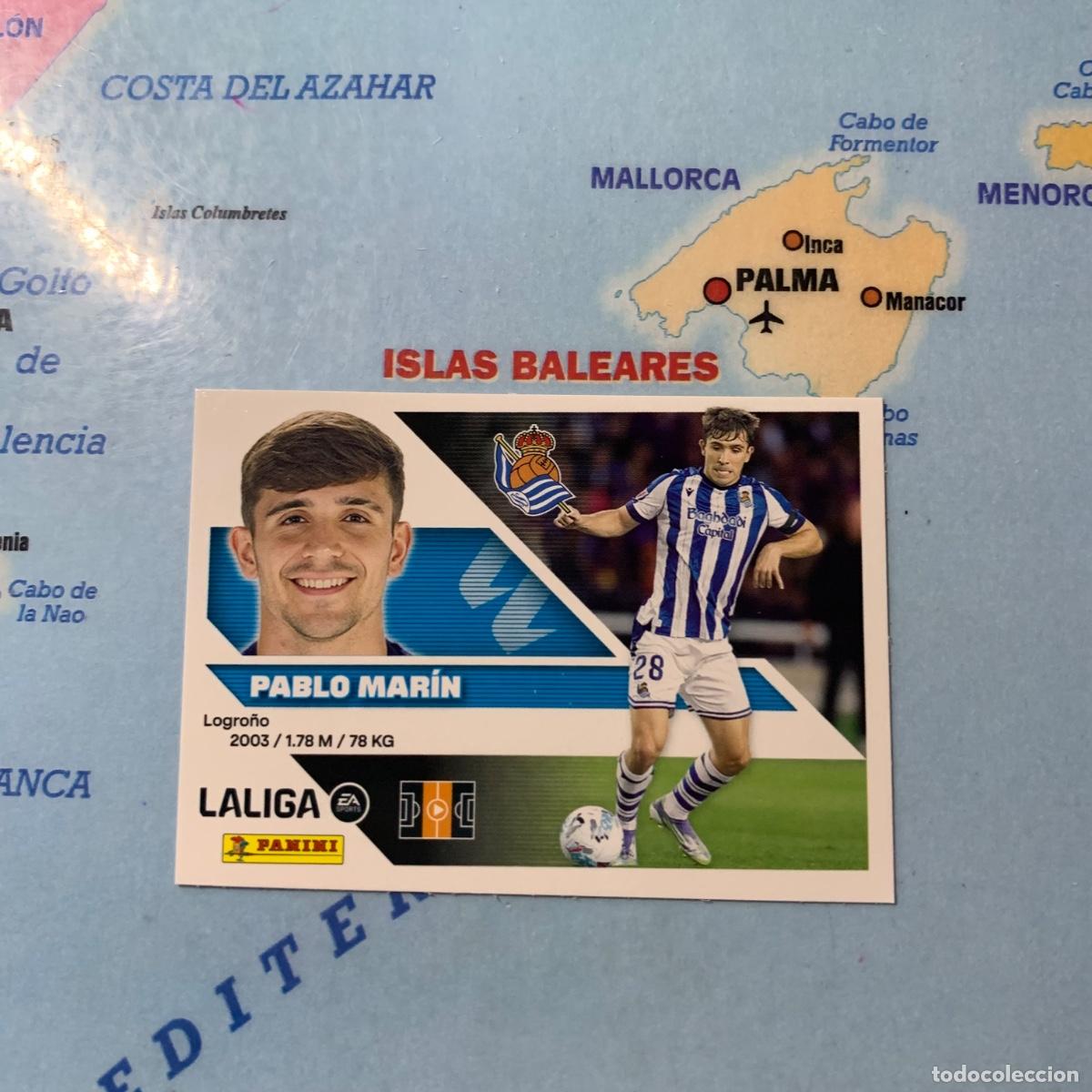 Cromos de f&uacute;tbol: Pablo Mar&iacute;n n&uacute;mero 11 de la Real Sociedad cromo liga este 26-27 2026-2027
