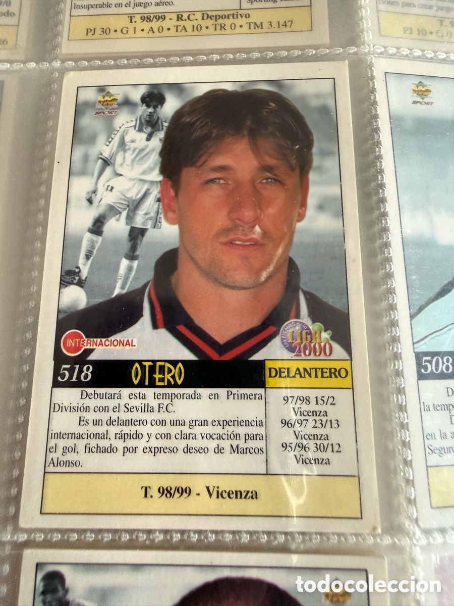 Cromos de f&uacute;tbol: MUNDICROMO 2000. 518 OTERO ( Sevilla ). UH