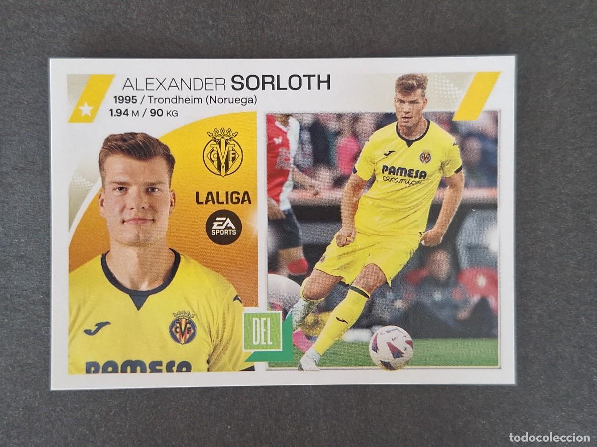 Cromos de f&uacute;tbol: L1 SORLOTH VILLARREAL C. F. FICHAJE 24 LIGA ESTE 2023 2024 23 24 NUNCA PEGADO SIN PEGAR
