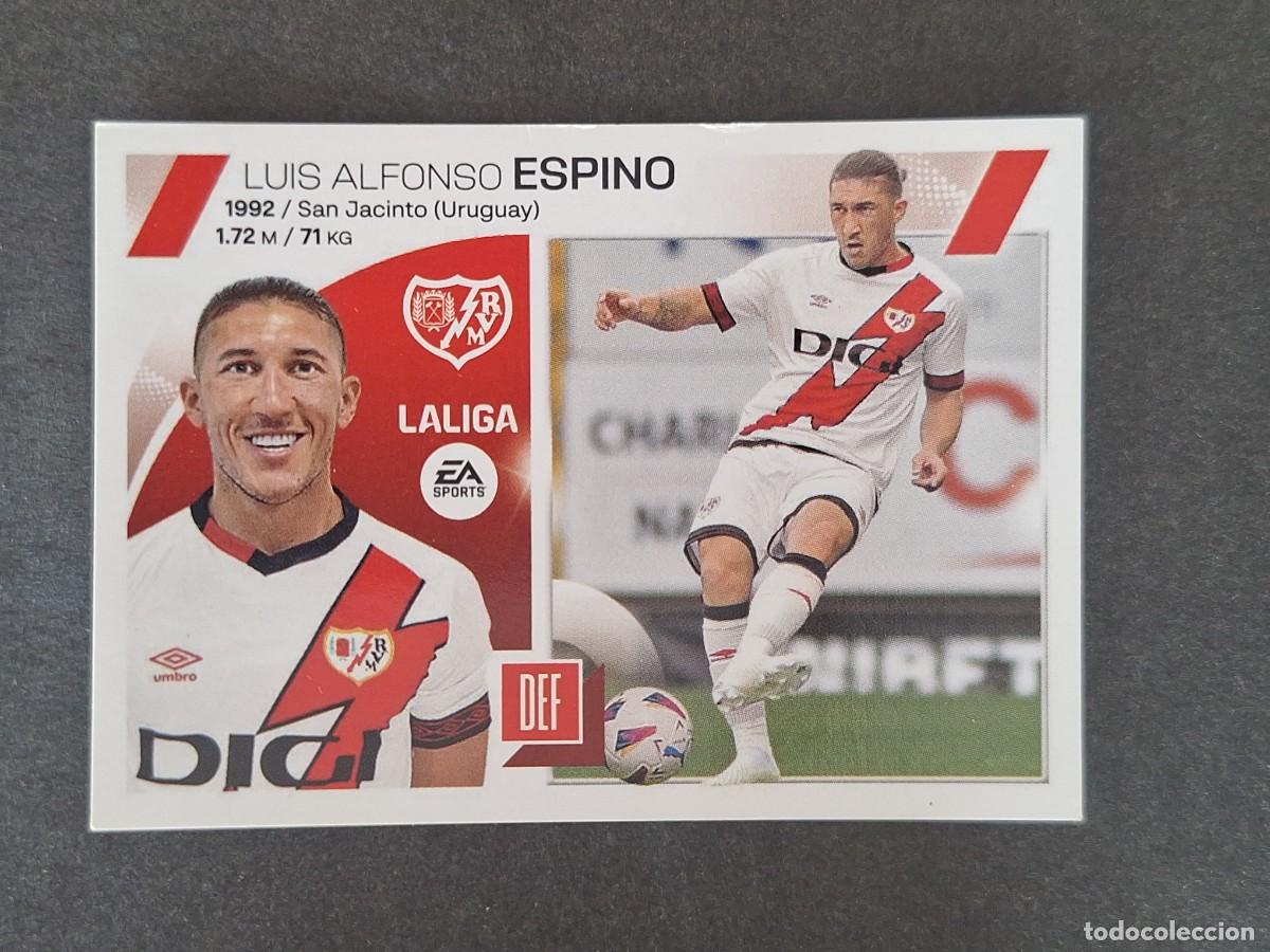 Cromos de f&uacute;tbol: L1 ESPINO RAYO VALLECANO FICHAJE 25 LIGA ESTE 2023 2024 23 24 NUNCA PEGADO SIN PEGAR