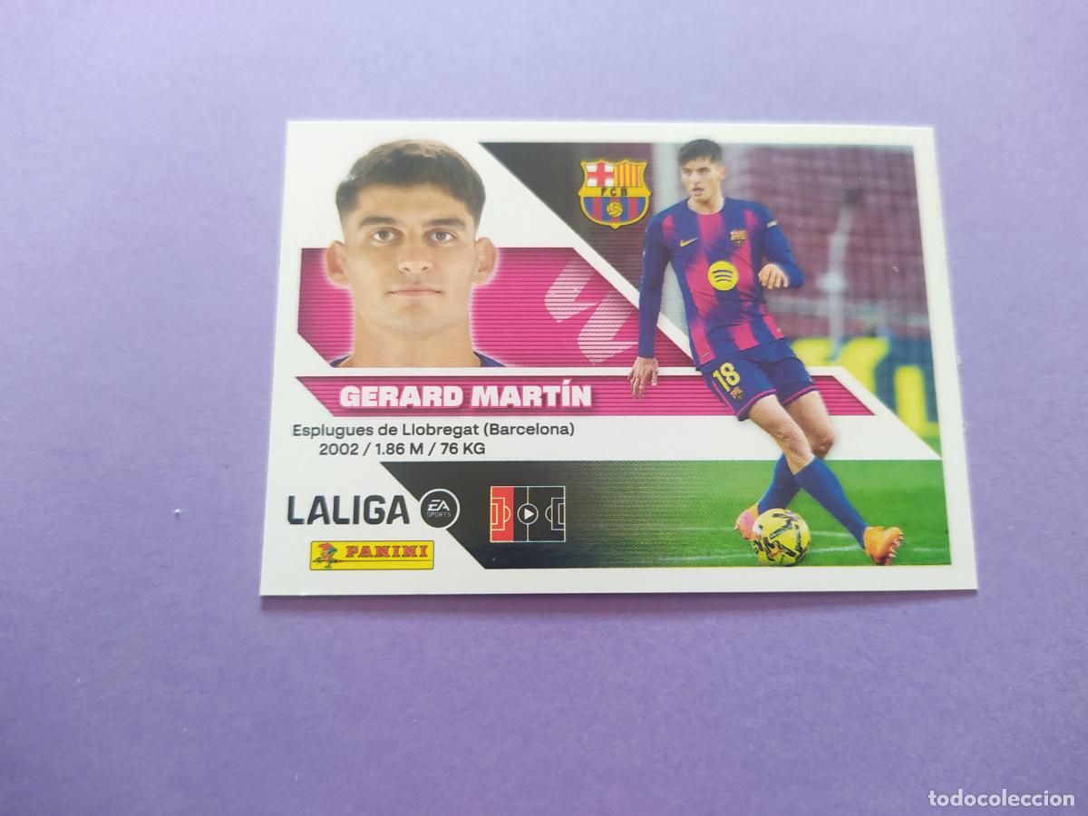 Cromos de f&uacute;tbol: LIGA ESTE 2026 2027 26 27 NUEVO - FC BARCELONA N&ordm; 8 GERARD MARTIN