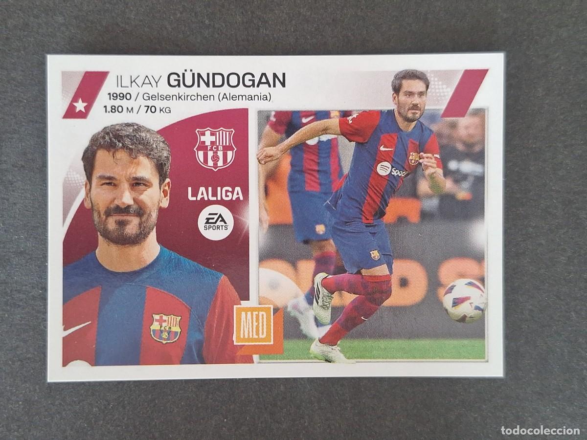 Cromos de f&uacute;tbol: L1 G&Uuml;NDOGAN F. C. BARCELONA FICHAJE 26 LIGA ESTE 2023 2024 23 24 NUNCA PEGADO SIN PEGAR