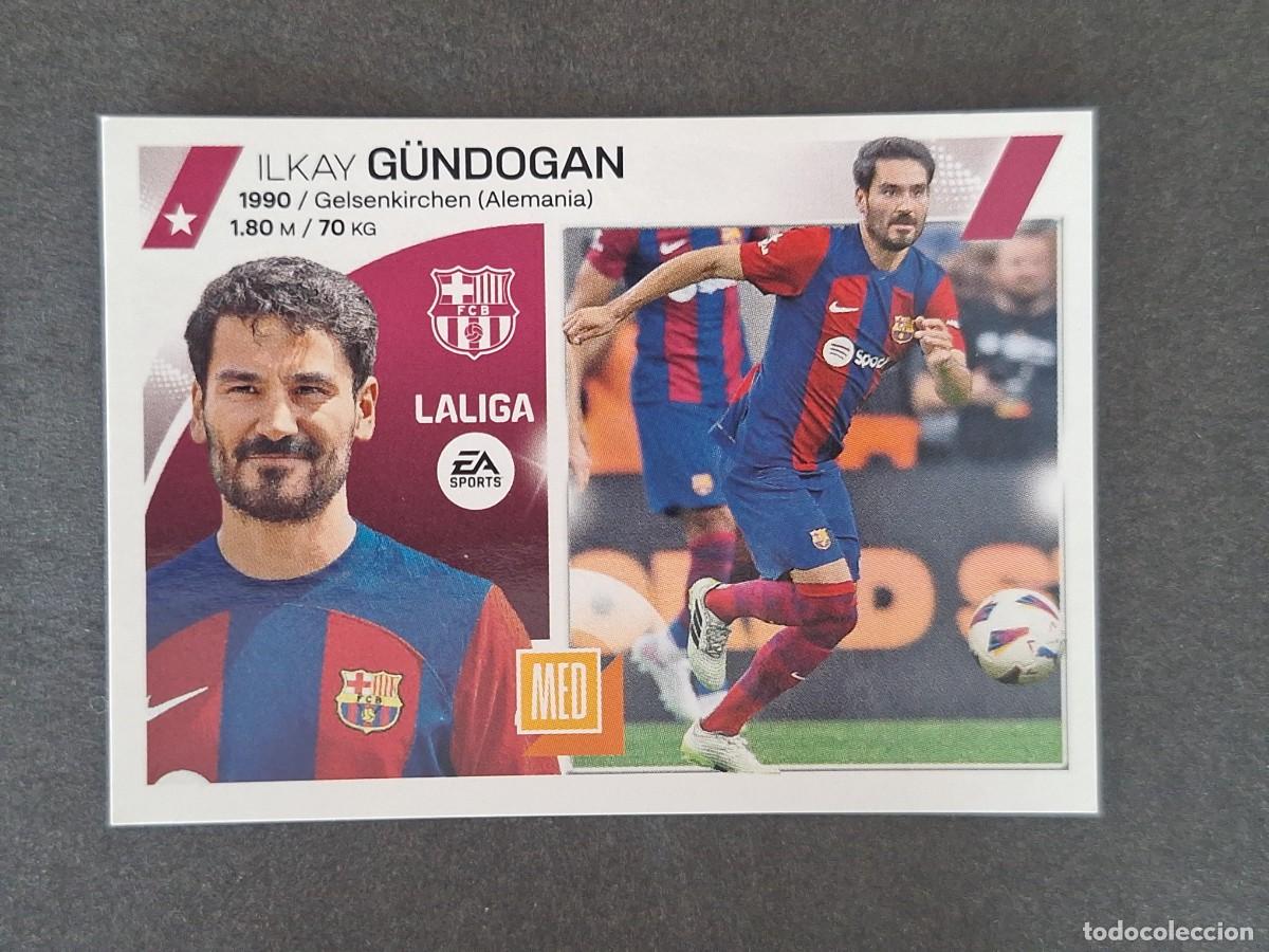 Cromos de f&uacute;tbol: L1 G&Uuml;NDOGAN F. C. BARCELONA FICHAJE 26 LIGA ESTE 2023 2024 23 24 NUNCA PEGADO SIN PEGAR