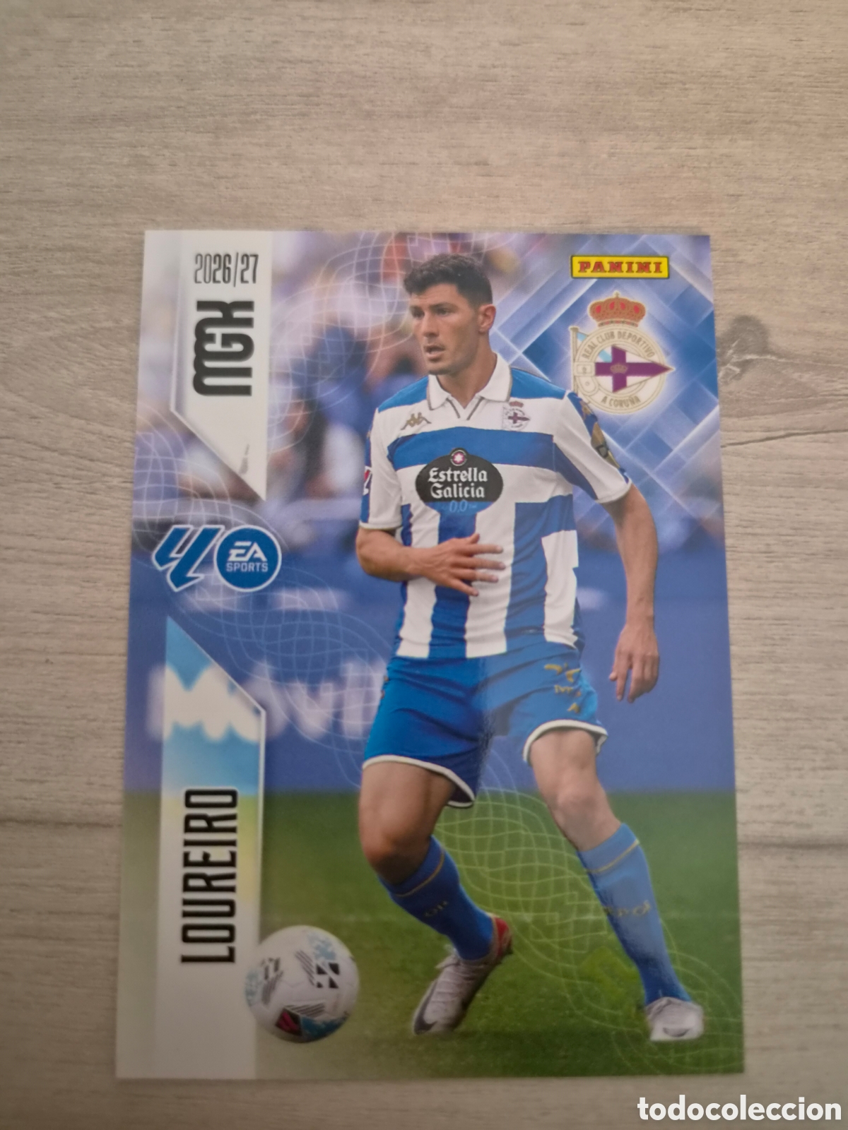 Cromos de f&uacute;tbol: N&deg;131 Deportivo La Coru&ntilde;a Loureiro Megacracks 26/27