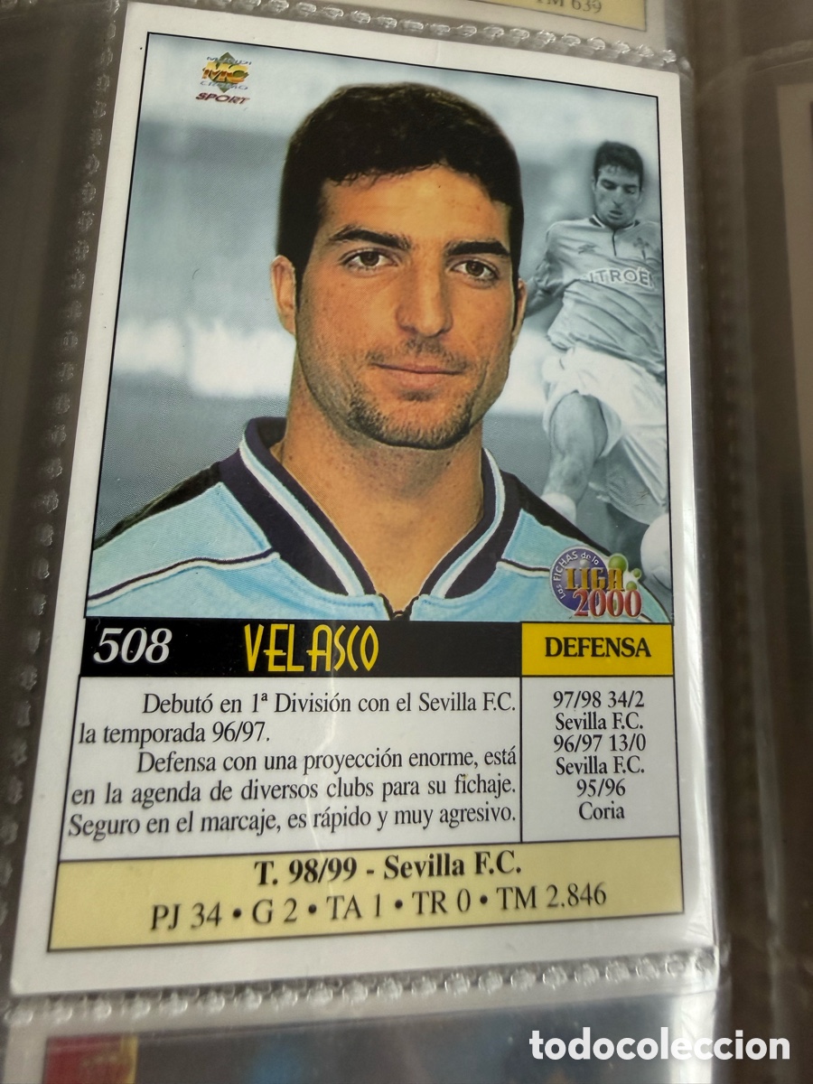 Cromos de Futebol: MUNDICROMO 2000. VELASCO ( Celta ). UH