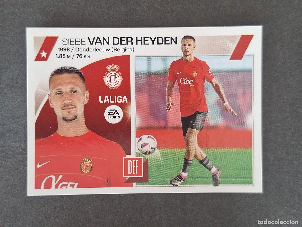 Figurine di Calcio: L1 VAN DER HEYDEN R. C. D. MALLORCA FICHAJE 31 LIGA ESTE 2023 2024 23 24 NUNCA PEGADO SIN PEGAR