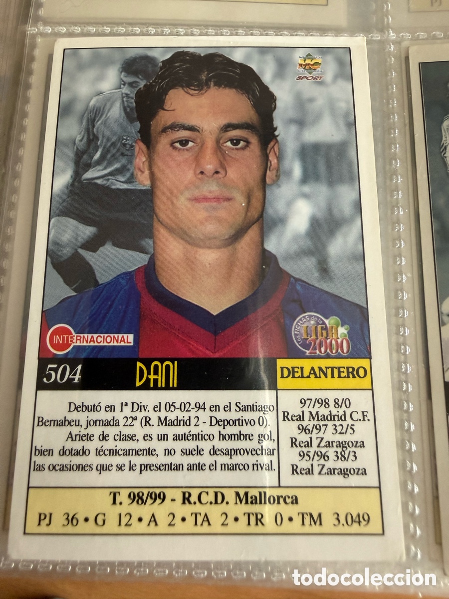 Cromos de Futebol: MUNDICROMO 2000. 504 DANI ( FC Barcelona). UH