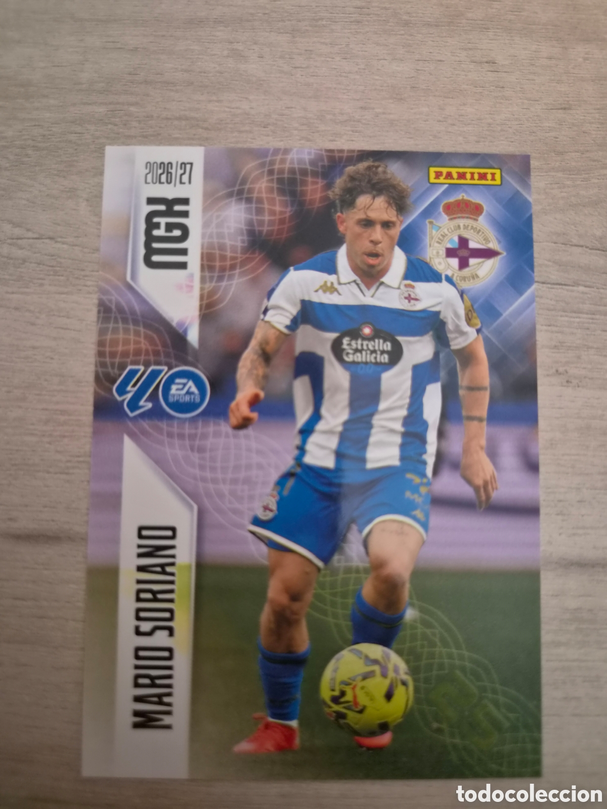 Cromos de Futebol: N&deg;138 Deportivo La Coru&ntilde;a Mario Soriano Megacracks 26/27