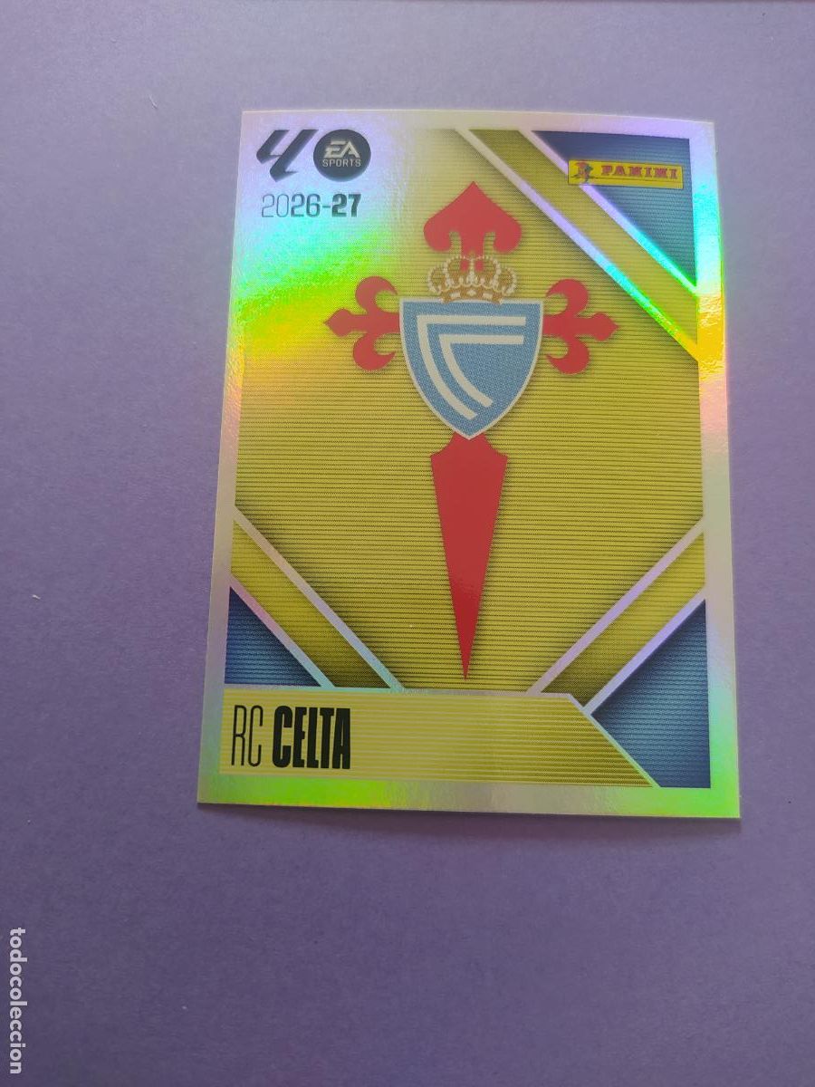 Cromos de Futebol: LIGA ESTE 2026 2027 26 27 NUEVO - CELTA DE VIGO N&ordm; 1 ESCUDO