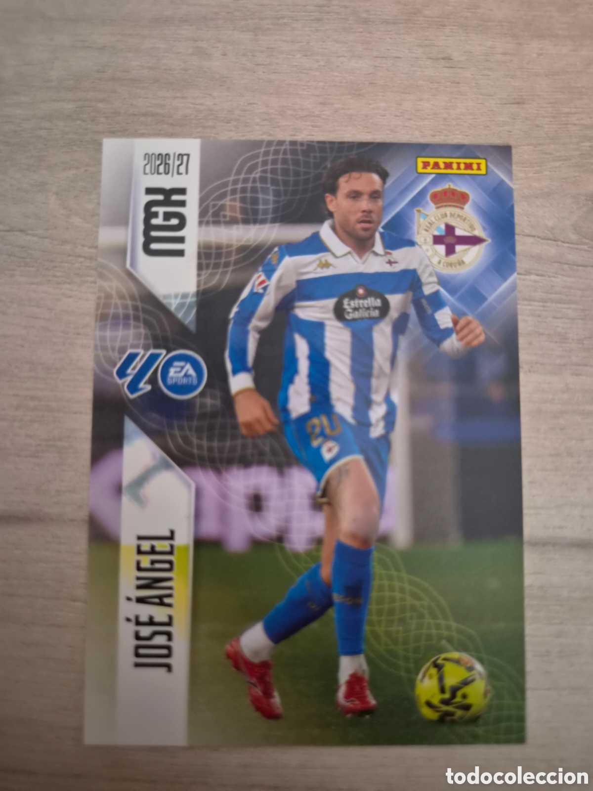 Cromos de Futebol: N&deg;139 Deportivo La Coru&ntilde;a Jos&eacute; Angel Megacracks 26/27