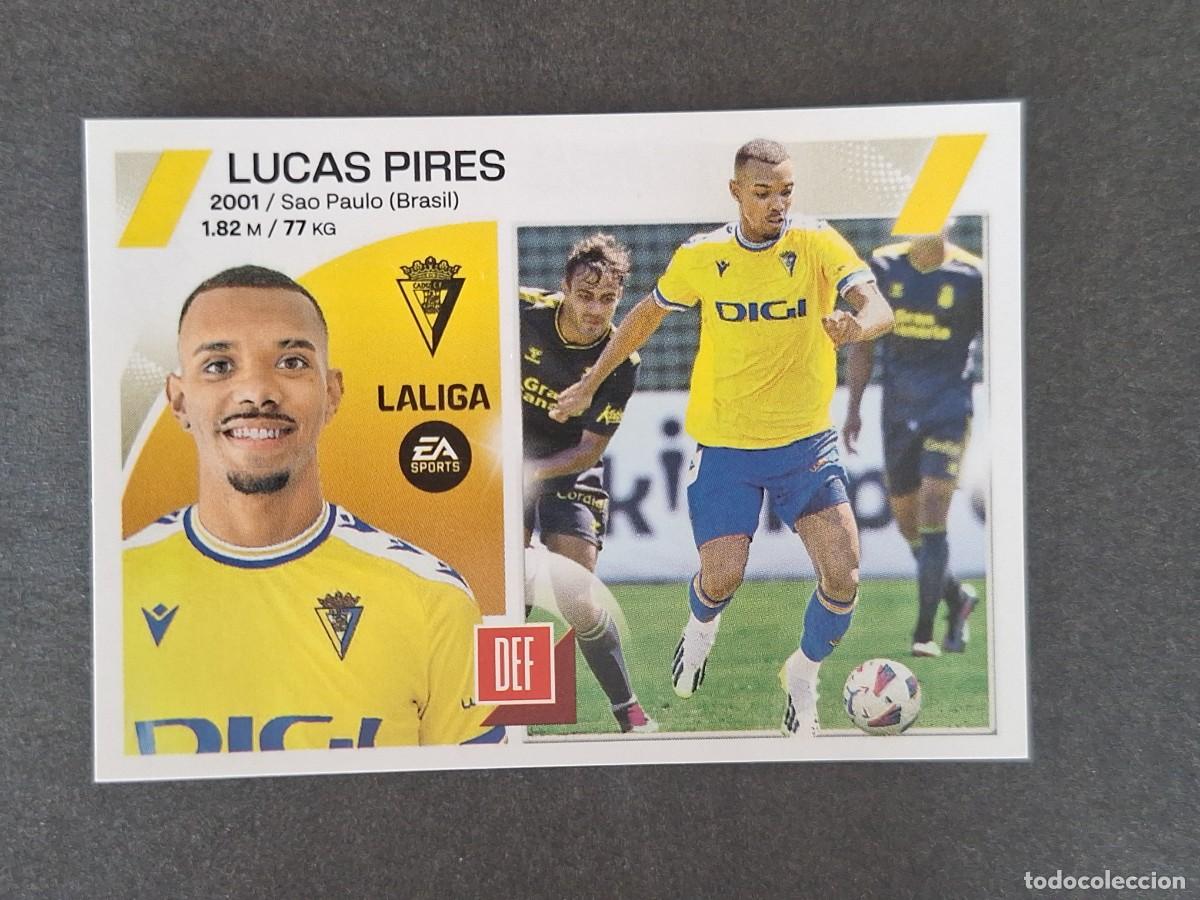 Cromos de Futebol: L1 LUCAS PIRES CADIZ C. F. FICHAJE 34 LIGA ESTE 2023 2024 23 24 NUNCA PEGADO SIN PEGAR