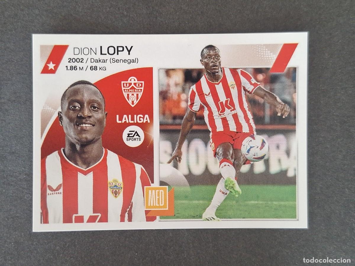 Cromos de Futebol: L1 LOPY U. D. ALMERIA FICHAJE 35 LIGA ESTE 2023 2024 23 24 NUNCA PEGADO SIN PEGAR