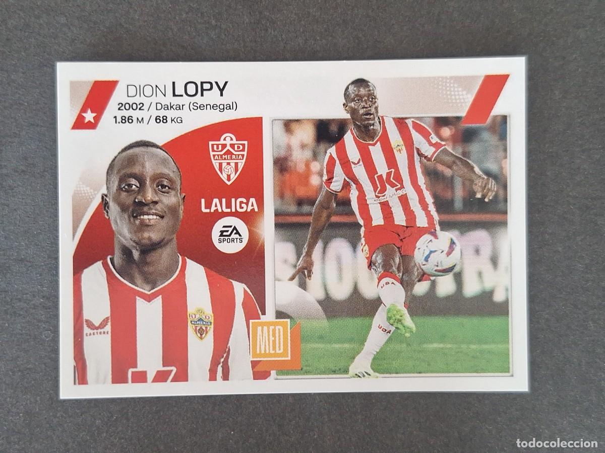 Cromos de Futebol: L1 LOPY U. D. ALMERIA FICHAJE 35 LIGA ESTE 2023 2024 23 24 NUNCA PEGADO SIN PEGAR