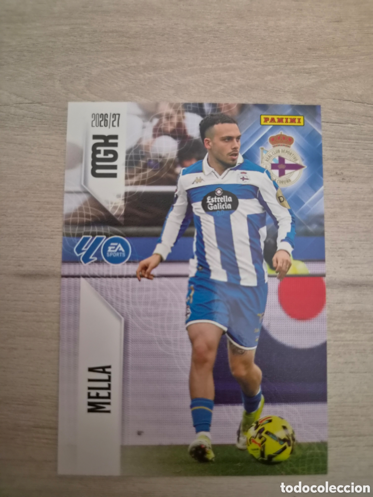 Cromos de Futebol: N&deg;141 Deportivo La Coru&ntilde;a Mella Megacracks 26/27