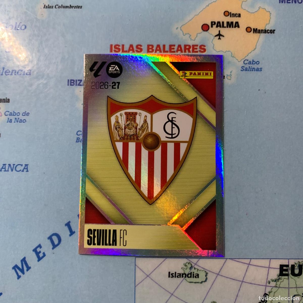 Cromos de Futebol: Escudo del Sevilla n&uacute;mero 1 cromo liga este 26-27 2026-2027