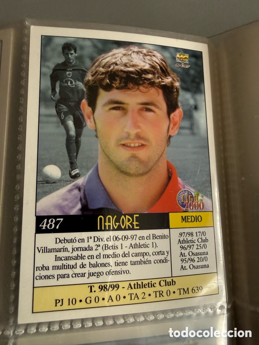 Cromos de Futebol: MUNDICROMO 2000. 487 NAGORE ( NUMANCIA ). UH