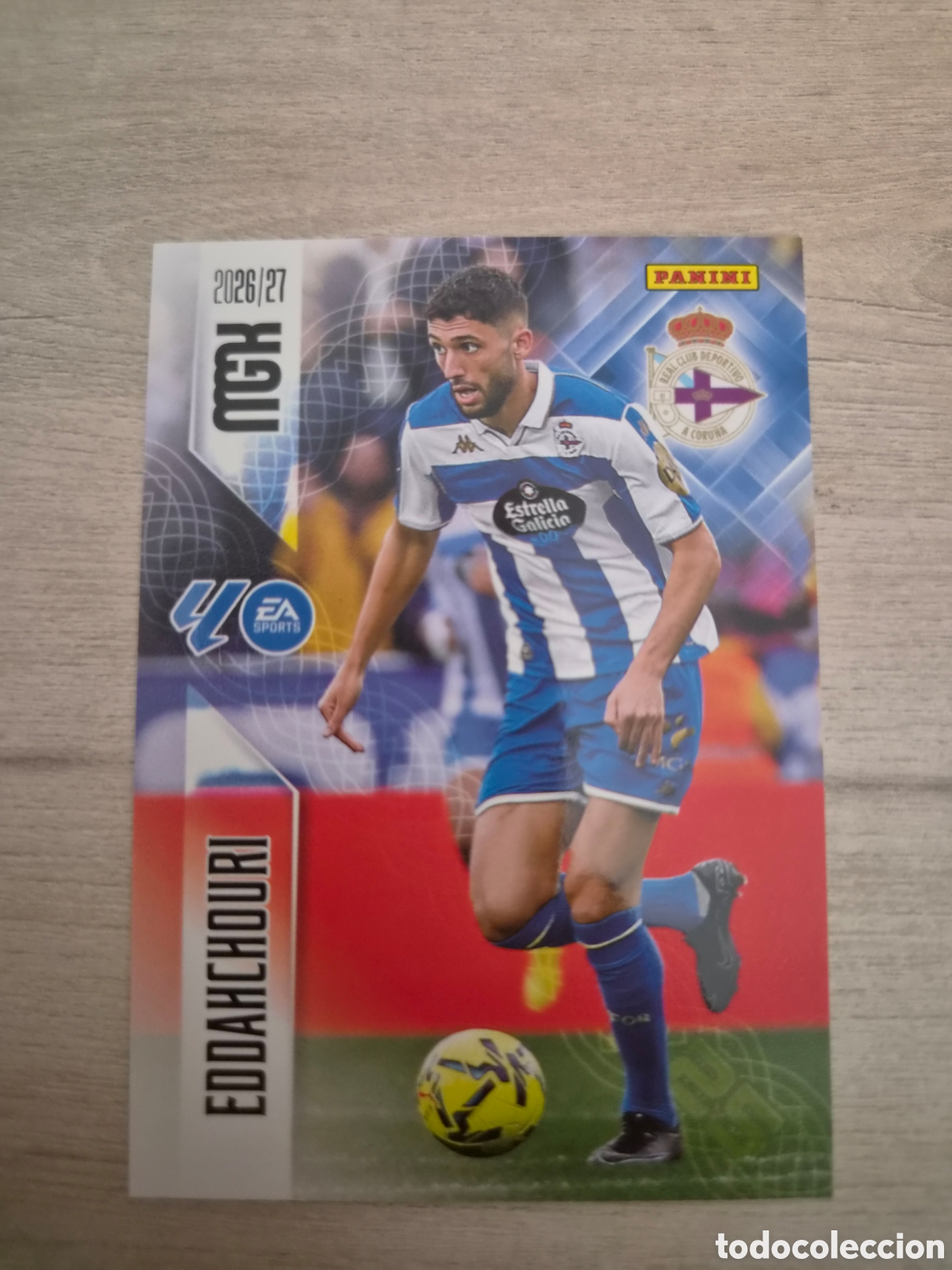 Cromos de f&uacute;tbol: N&deg;143 Deportivo La Coru&ntilde;a Eddahchouri Megacracks 26/27