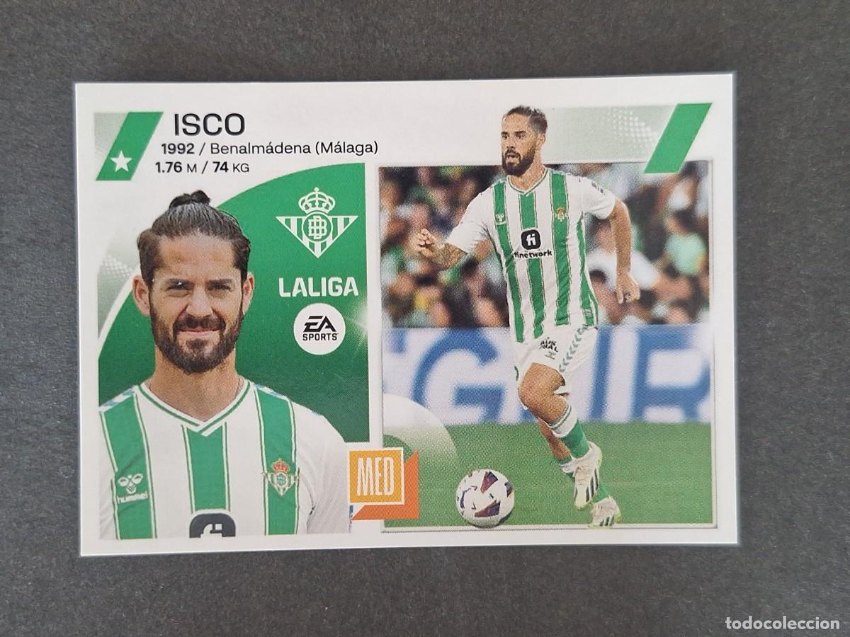 Cromos de f&uacute;tbol: L1 ISCO REAL BETIS BALOMPIE FICHAJE 40 LIGA ESTE 2023 2024 23 24 NUNCA PEGADO SIN PEGAR