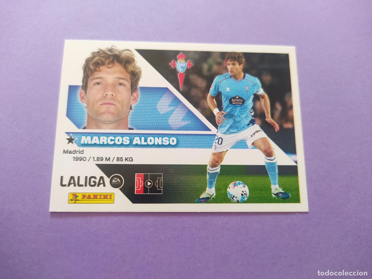 Cromos de f&uacute;tbol: LIGA ESTE 2026 2027 26 27 NUEVO - CELTA DE VIGO N&ordm; 9A MARCOS ALONSO