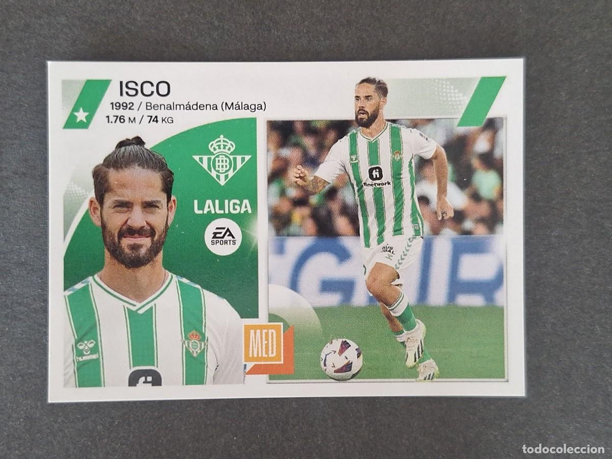 Cromos de f&uacute;tbol: L1 ISCO REAL BETIS BALOMPIE FICHAJE 40 LIGA ESTE 2023 2024 23 24 NUNCA PEGADO SIN PEGAR