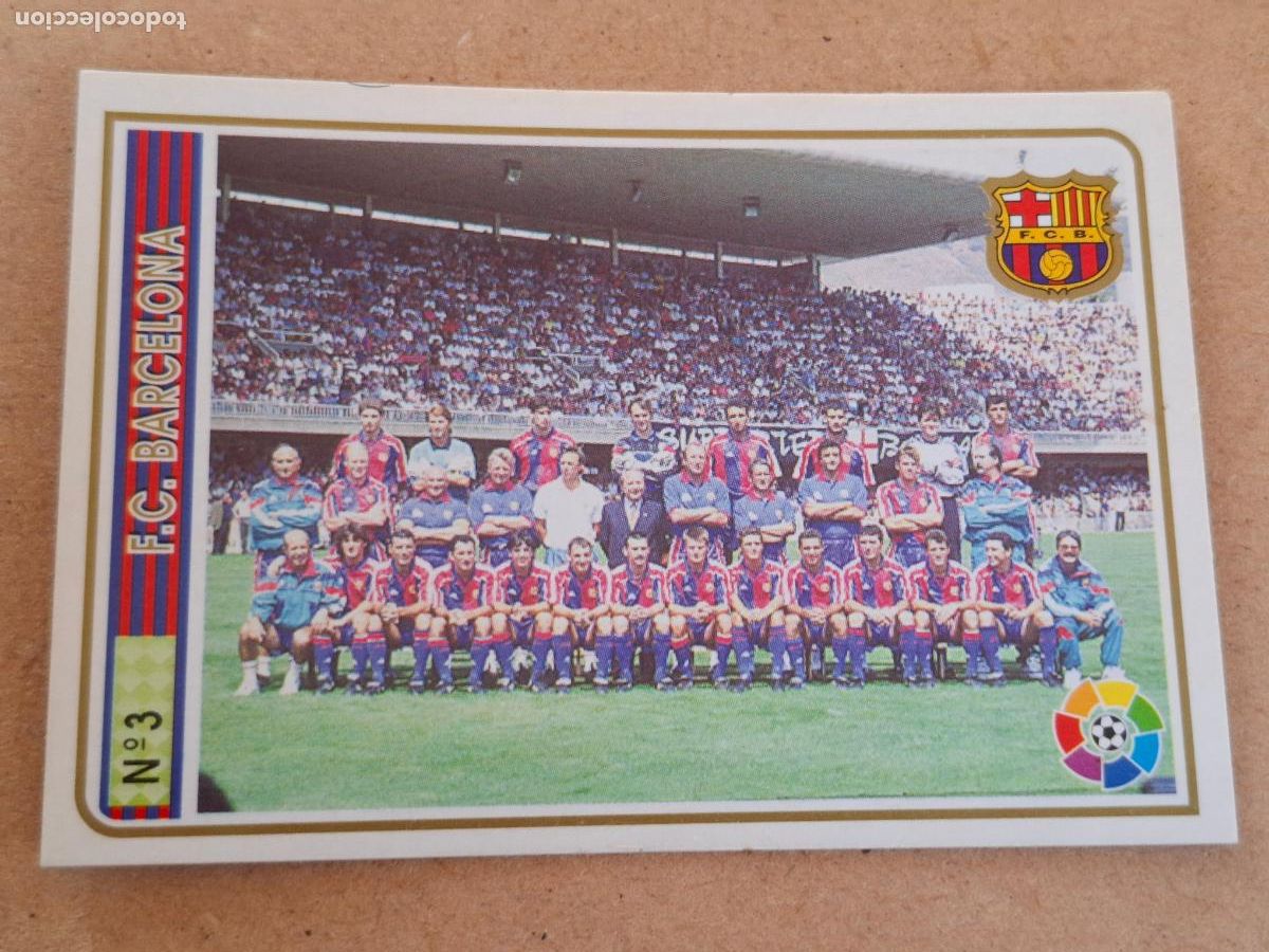 Cromos de f&uacute;tbol: MUNDICROMO 94 95 1994 1995 - 3 EQUIPO / PLANTILLA FC. BARCELONA