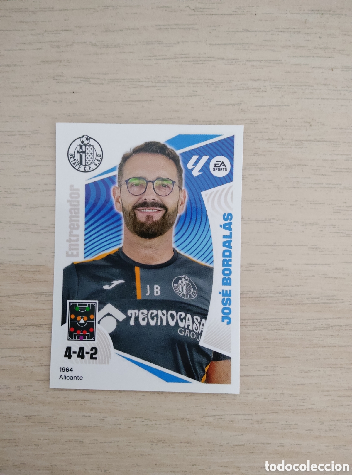 Cromos de f&uacute;tbol: 2 JOSE BORDALAS GETAFE LIGA ESTE 2024 2025