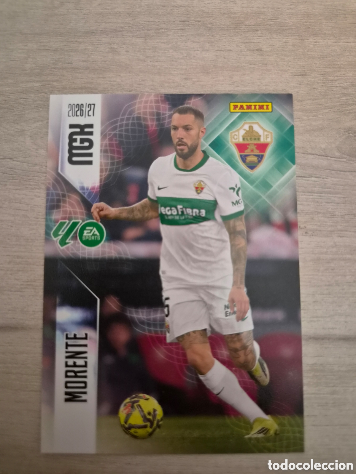 Cromos de f&uacute;tbol: N&deg;158 Elche Morente Megacracks 26/27