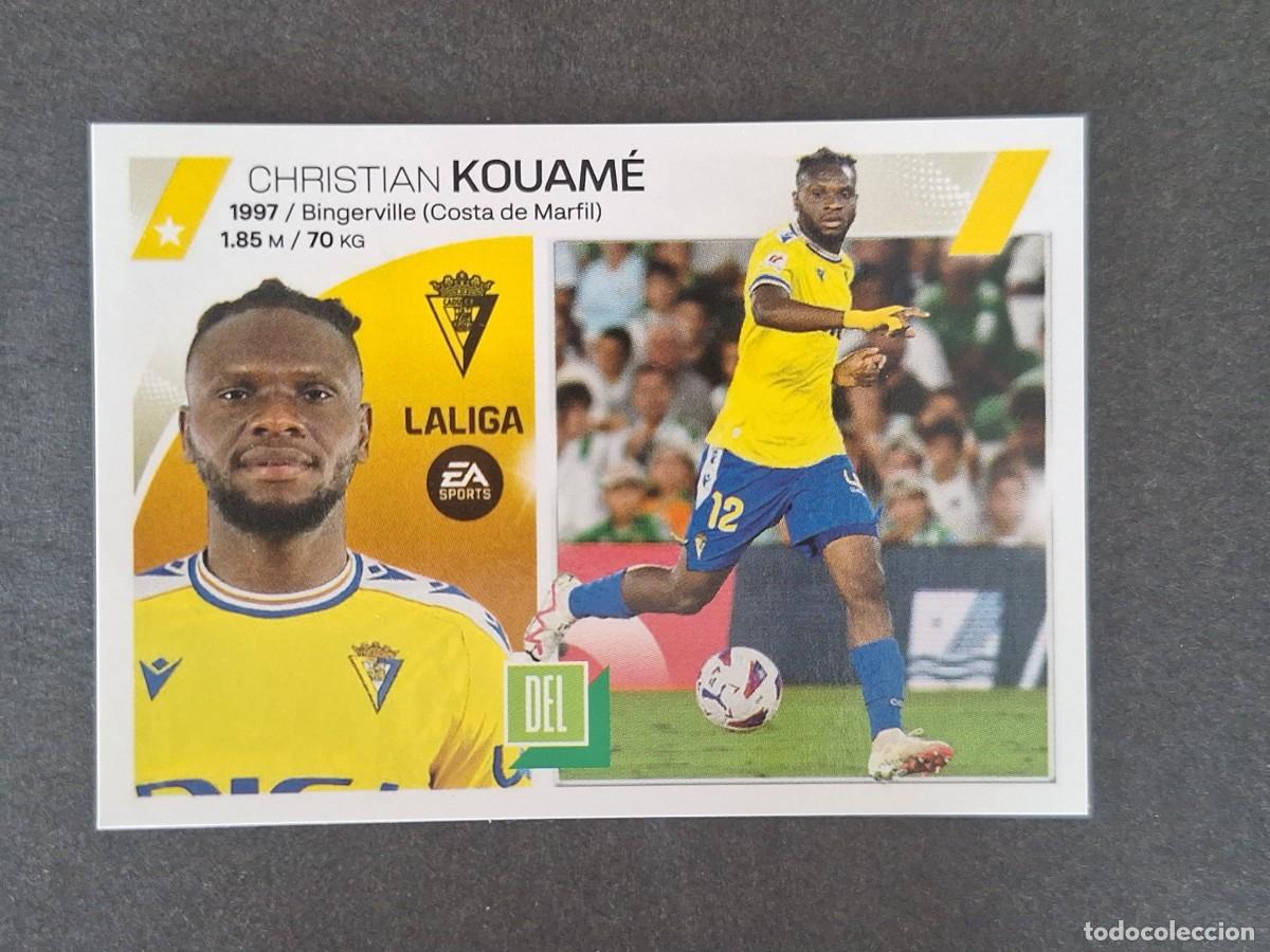 Cromos de f&uacute;tbol: L1 KOUAME CADIZ C. F. FICHAJE 52 LIGA ESTE 2023 2024 23 24 NUNCA PEGADO SIN PEGAR