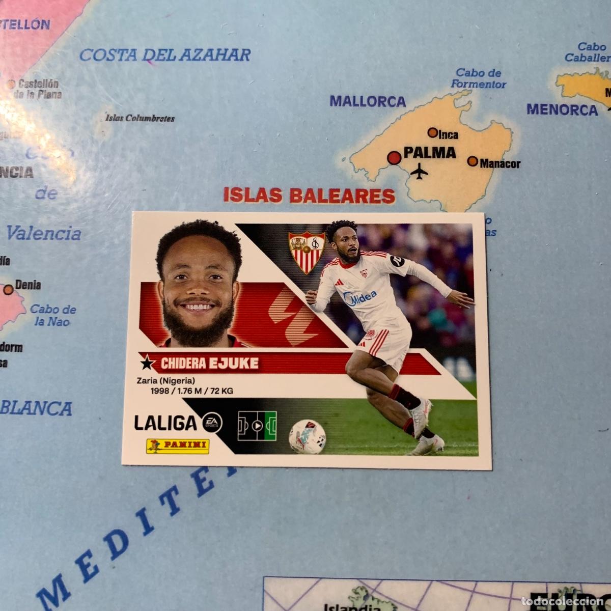 Cromos de f&uacute;tbol: Ejuke n&uacute;mero 18 del Sevilla cromo liga este 26-27 2026-2027