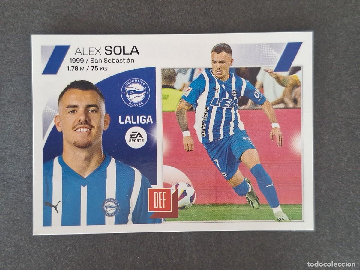 Cromos de f&uacute;tbol: L1 SOLA DEPORTIVO ALAVES FICHAJE 54 LIGA ESTE 2023 2024 23 24 NUNCA PEGADO SIN PEGAR