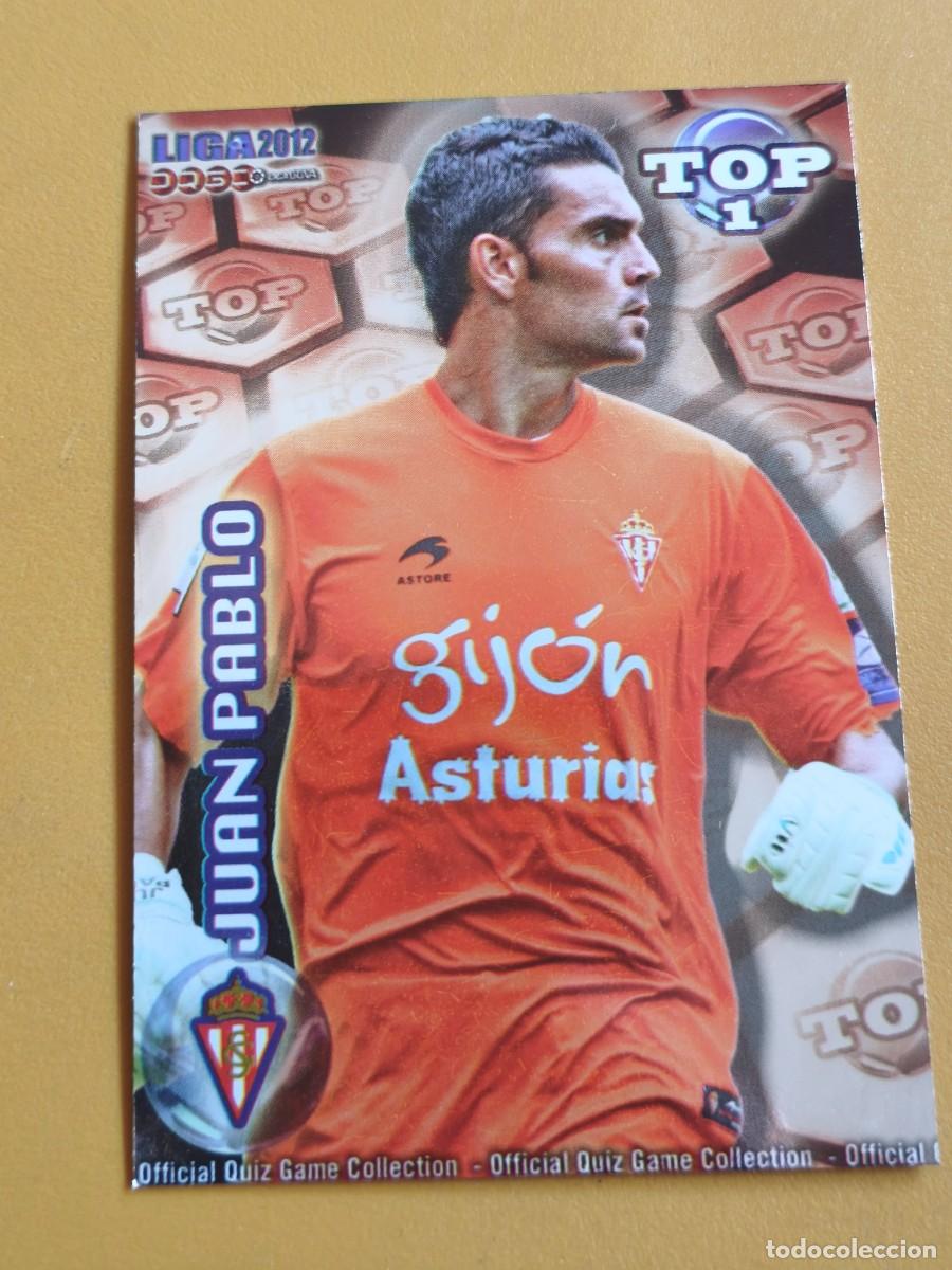 Cromos de f&uacute;tbol: juan pablo, liga 2012 top.