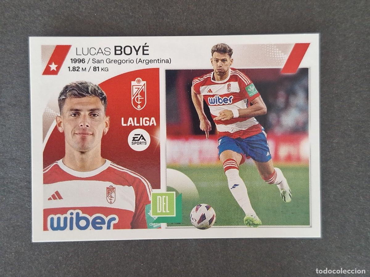 Cromos de f&uacute;tbol: L1 BOYE GRANADA C. F. FICHAJE 56 LIGA ESTE 2023 2024 23 24 NUNCA PEGADO SIN PEGAR