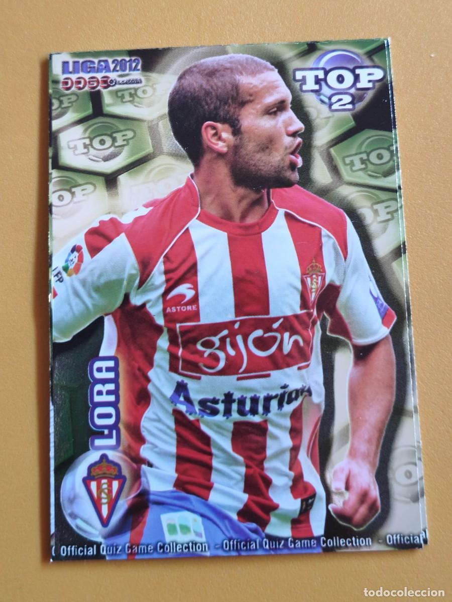 Cromos de f&uacute;tbol: lora, liga 2012 top.