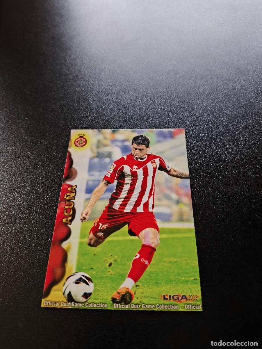 Cromos de f&uacute;tbol: 1032 ACU&Ntilde;A GIRONA MUNDICROMO LIGA 2012 2013 12 13 PLATINUM NO PANINI ESTE