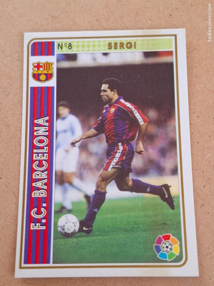 Cromos de f&uacute;tbol: MUNDICROMO 94 95 1994 1995 - 8 SERGI - FC. BARCELONA
